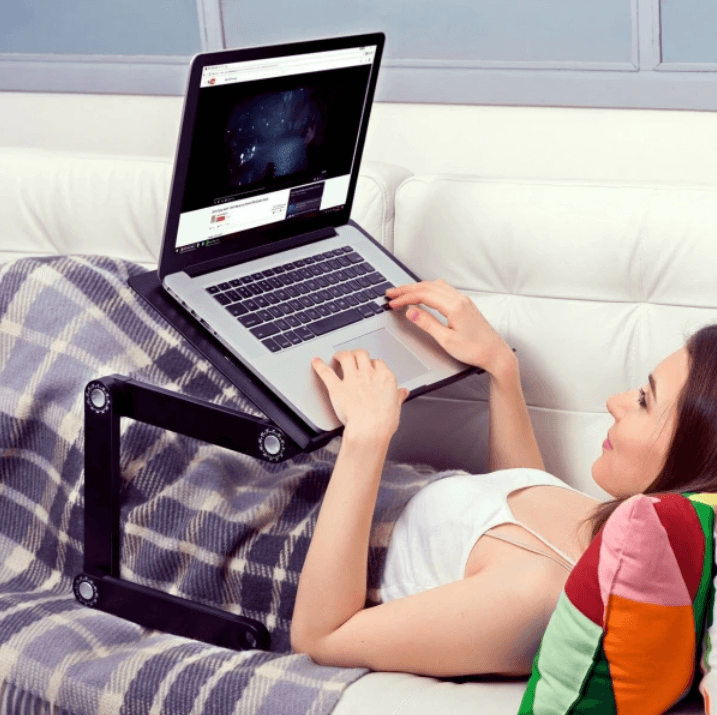 Ergonomisk justerbart laptopstativ