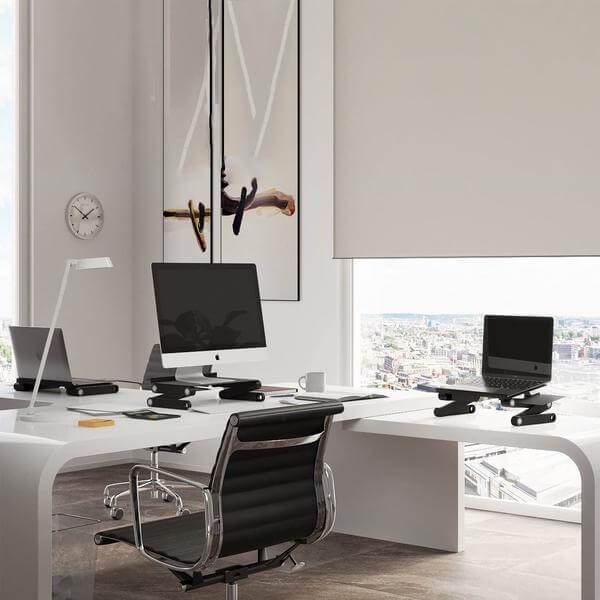Ergonomisk justerbart laptopstativ