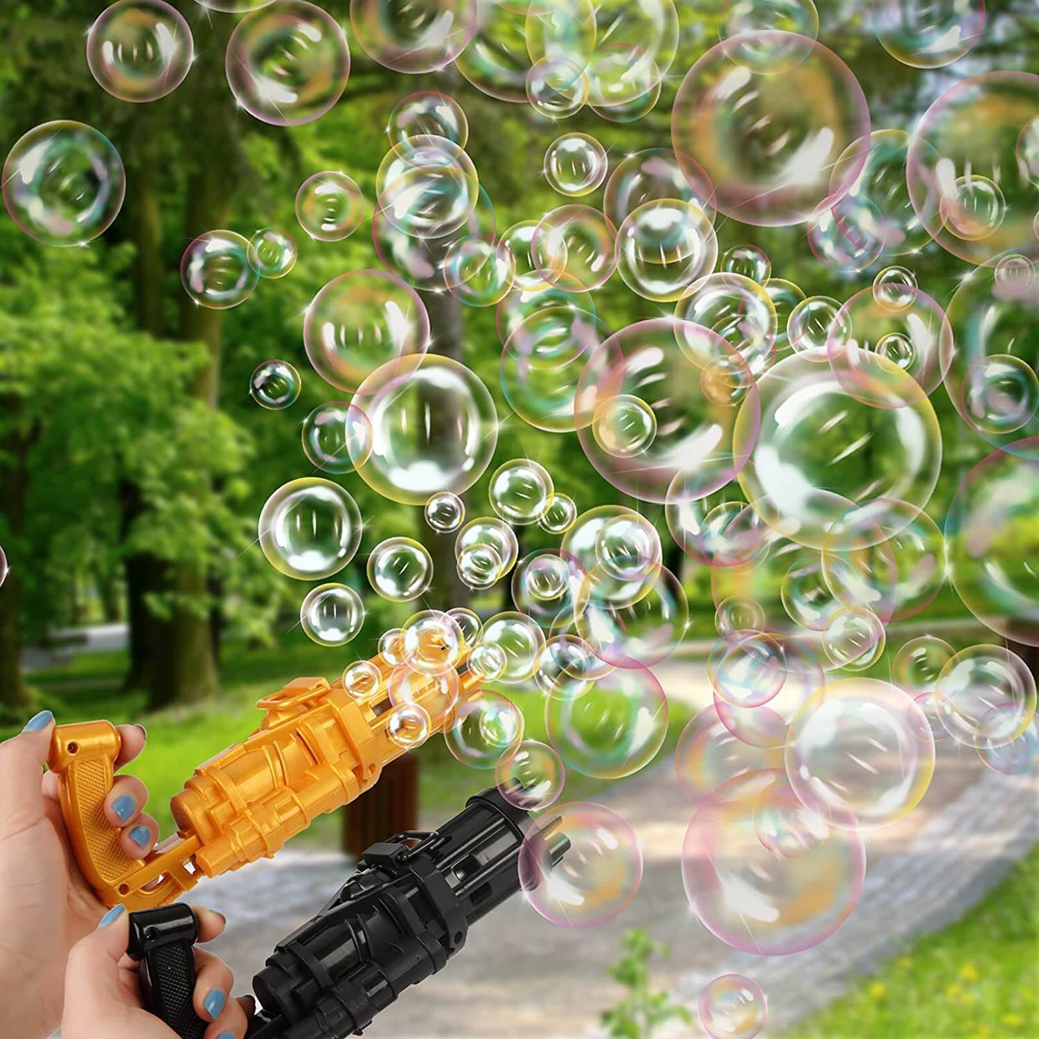 Automatisk Gatling-boblekanon