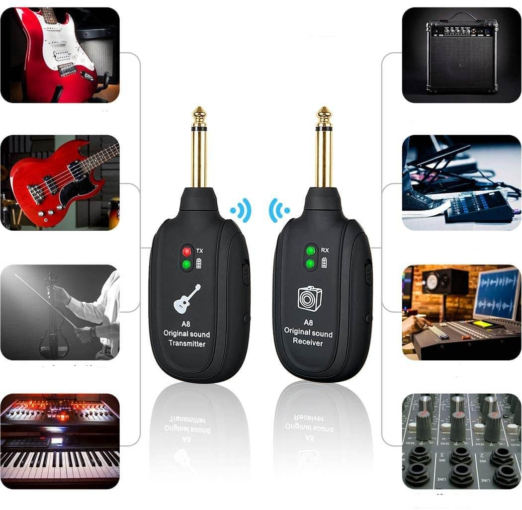 Trådløst gitarforsterkersystem | Sender mottaker