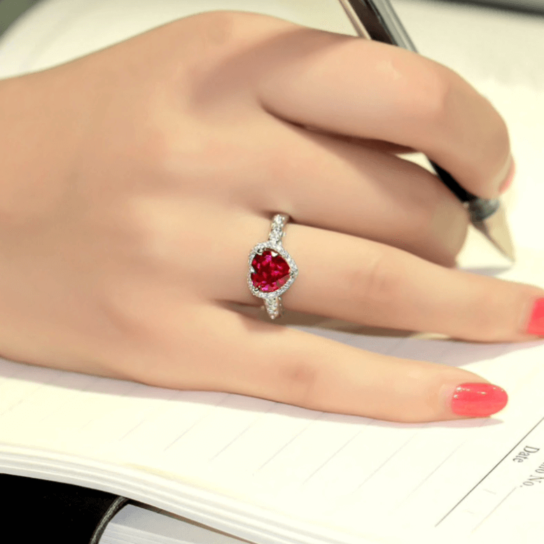 Hjertering i Cubic Zirconia