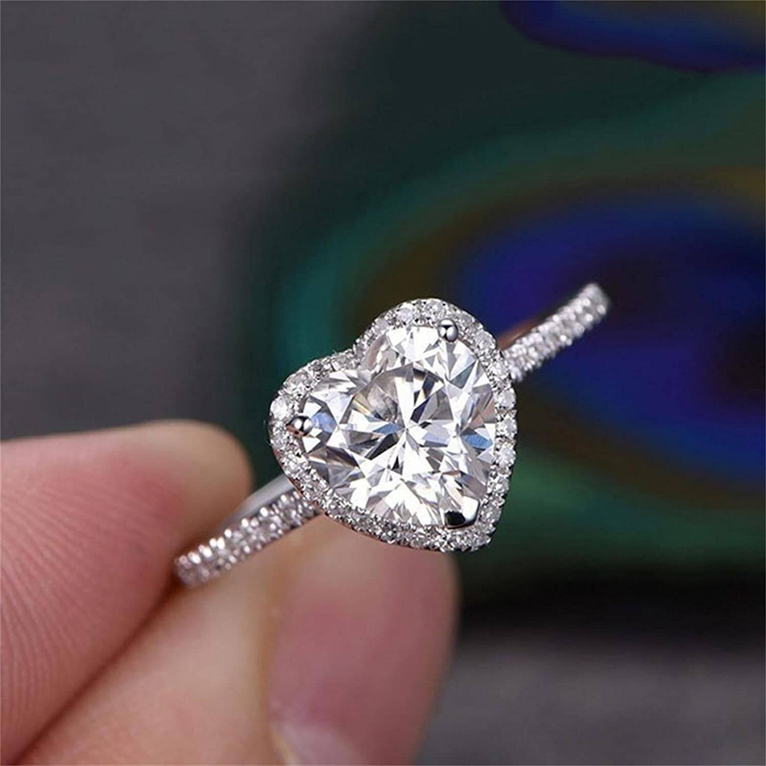 Hjertering i Cubic Zirconia