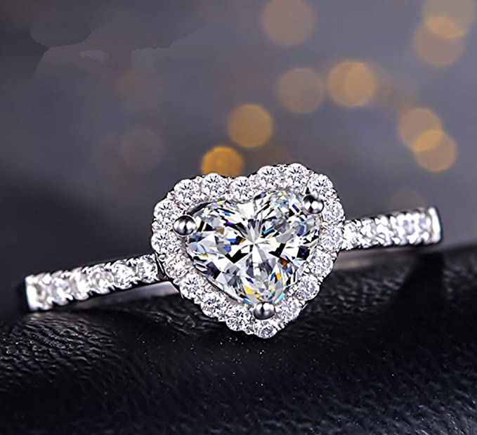 Hjertering i Cubic Zirconia