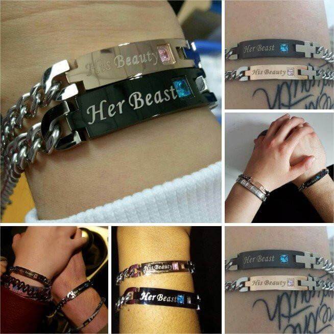Hans skjønnhet og hennes udyr-armbånd