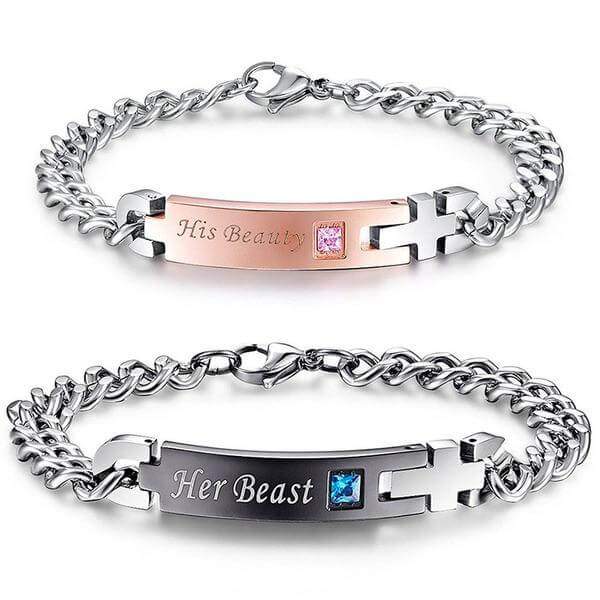 Hans skjønnhet og hennes udyr-armbånd