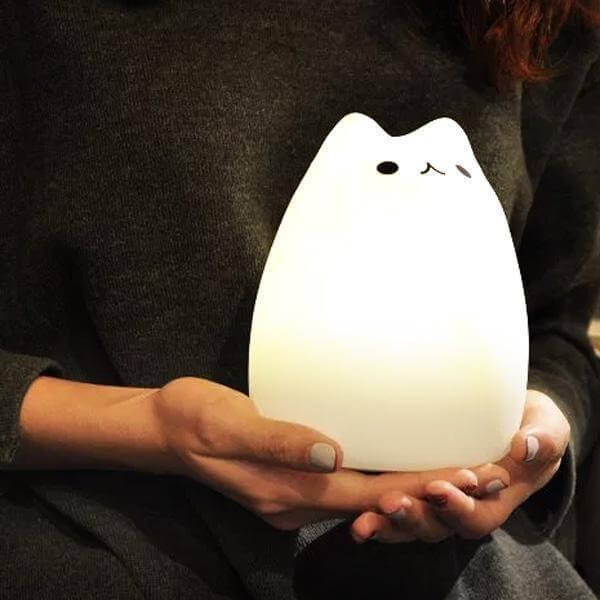 Frekk katt LED-lampe