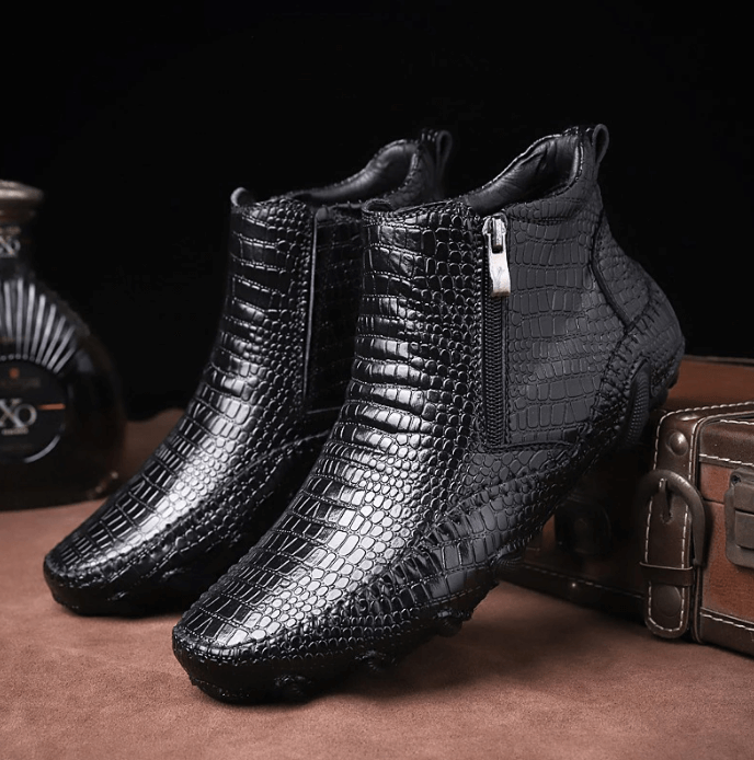 Chelseaboots i kuskinn