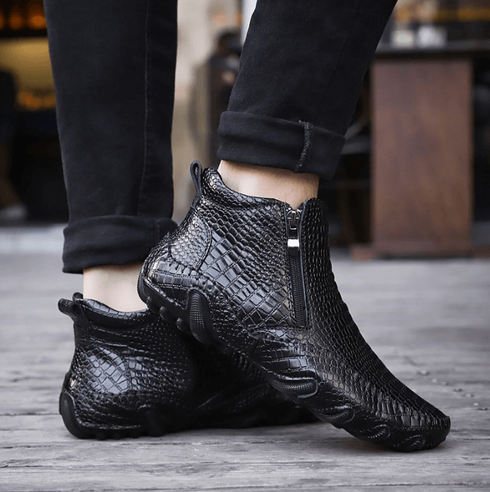 Chelseaboots i kuskinn