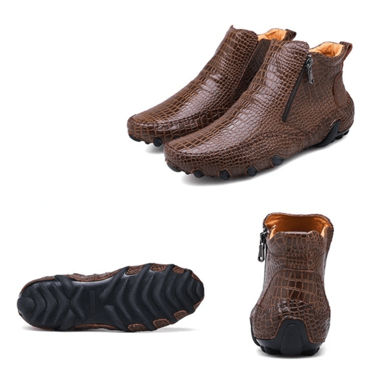 Chelseaboots i kuskinn