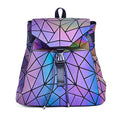 Lysende geometrisk ryggsekk