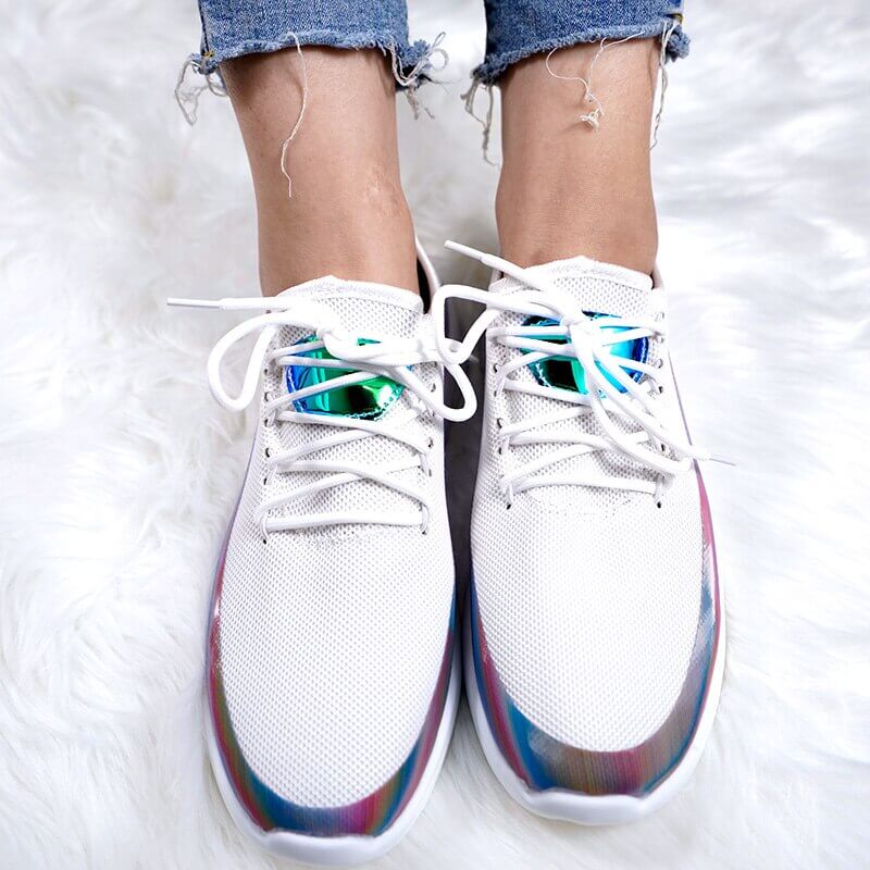 Pustende sneakers for dame