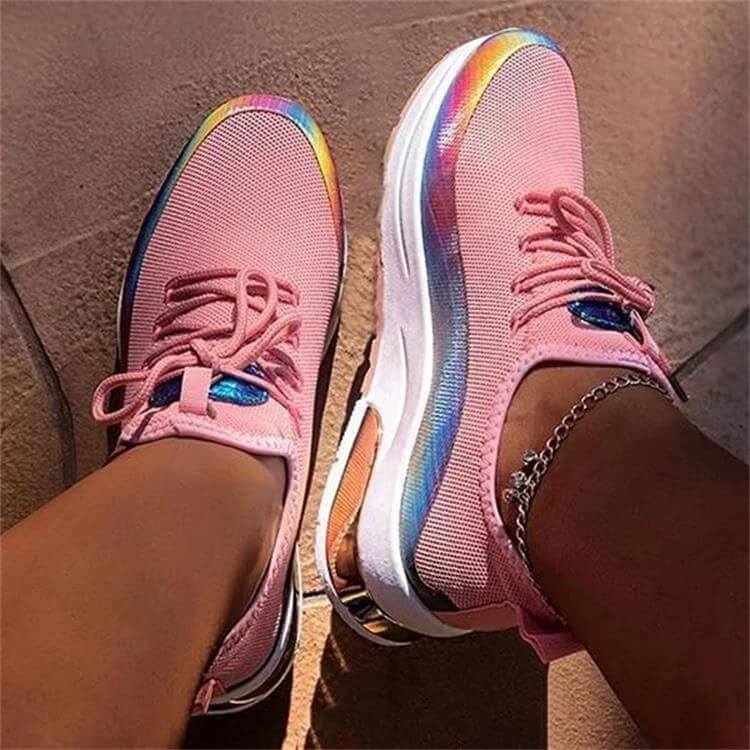 Pustende sneakers for dame