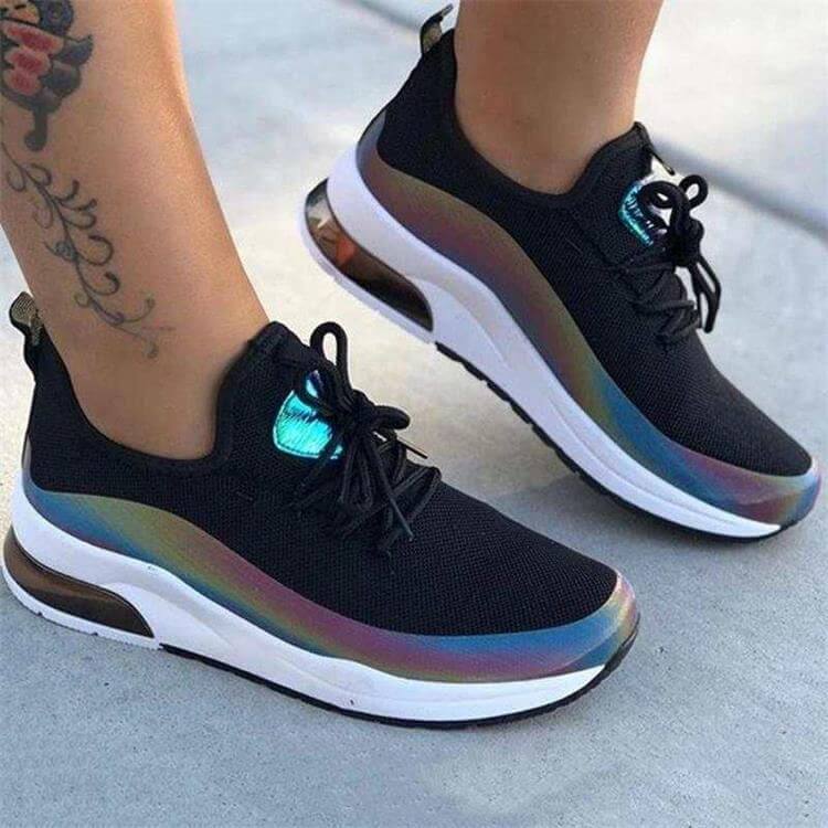 Pustende sneakers for dame