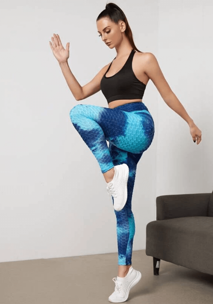 Høytlivs-leggings med trykk