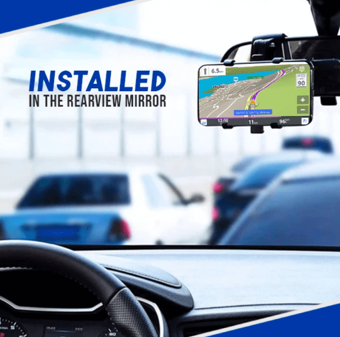 Universal mobiltelefonholder til bilens dashbord