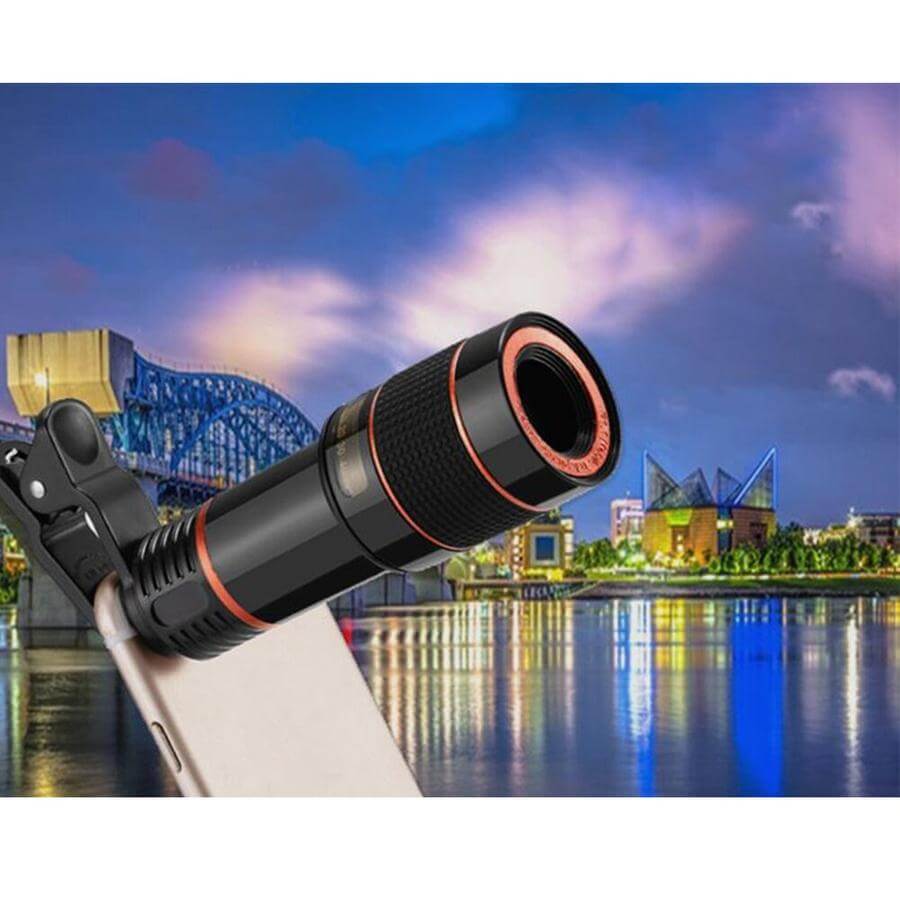 12x zoom teleobjektiv kameralinse til smarttelefon