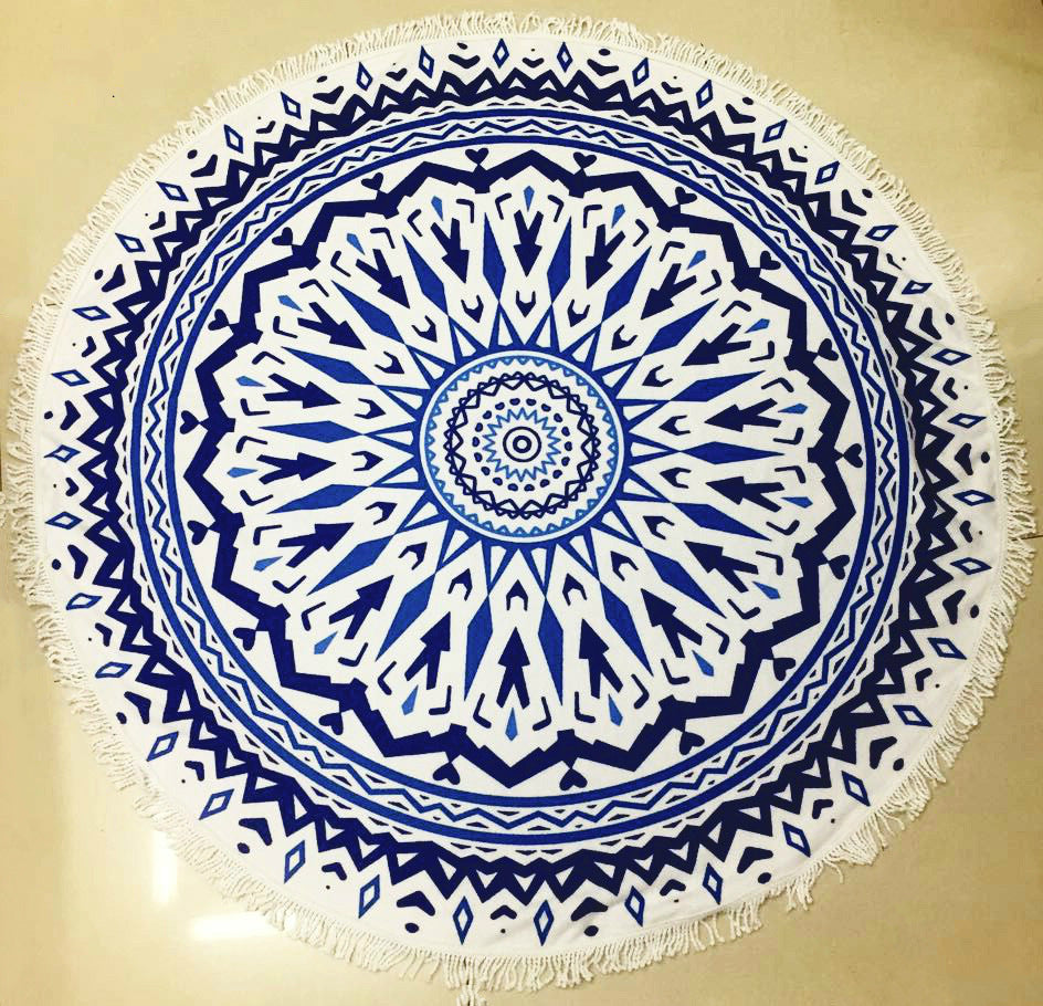 Strandhåndkle Geometrisk