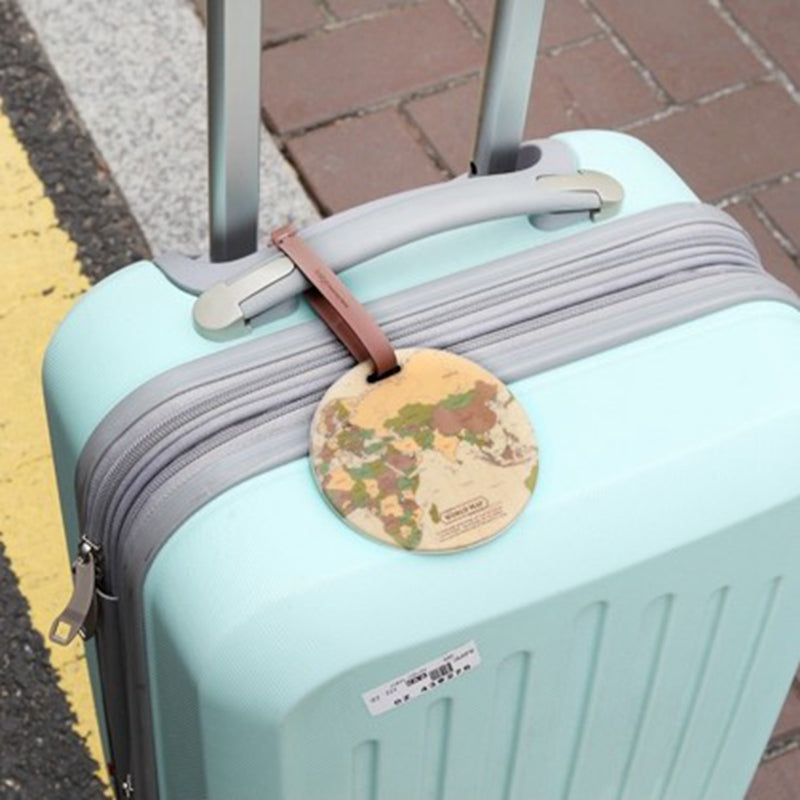 Bellezas Worldmap Suitcase Label®