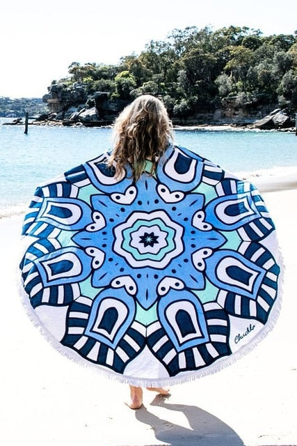 Strandhåndkle Geometrisk