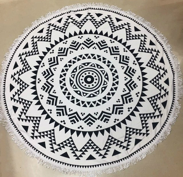 Strandhåndkle Geometrisk