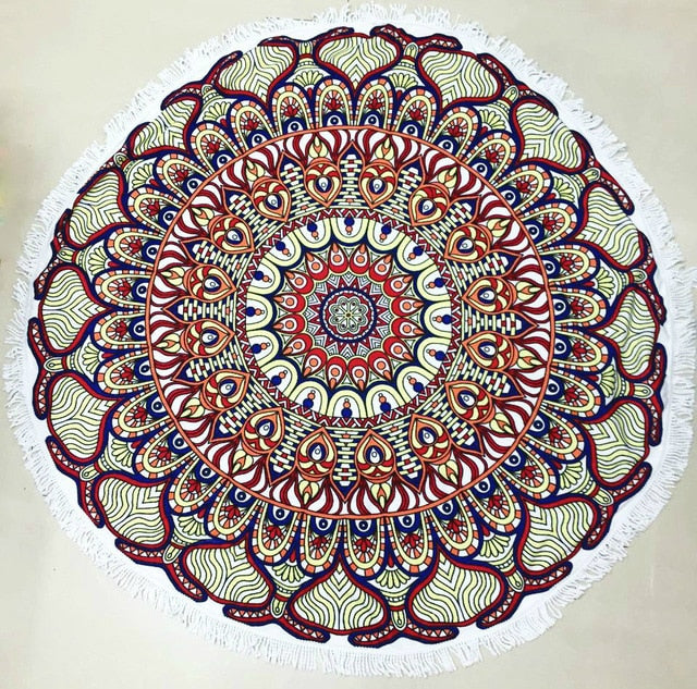 Strandhåndkle Geometrisk