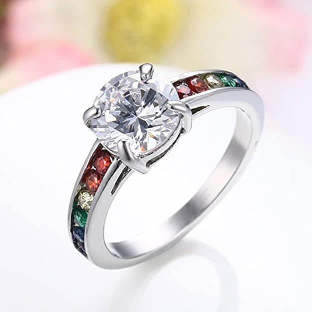 Pride-forlovelsesring