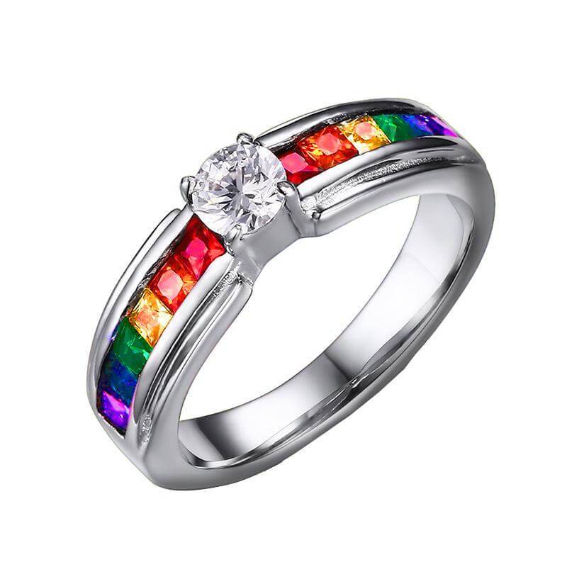 Pride-forlovelsesring