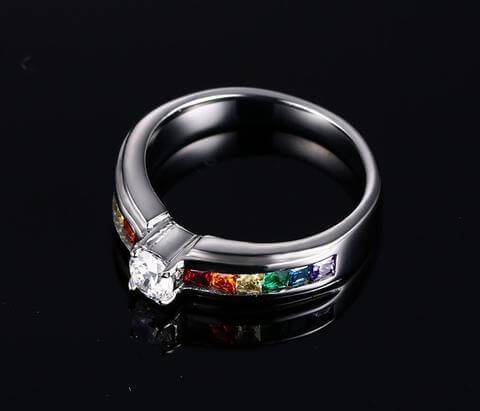 Pride-forlovelsesring