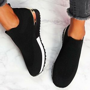 Elastiske slip-on-sneakers
