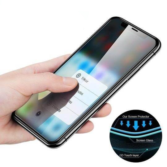 Heldekkende skjermbeskytter i herdet glass til iPhone | 1+2 gratis