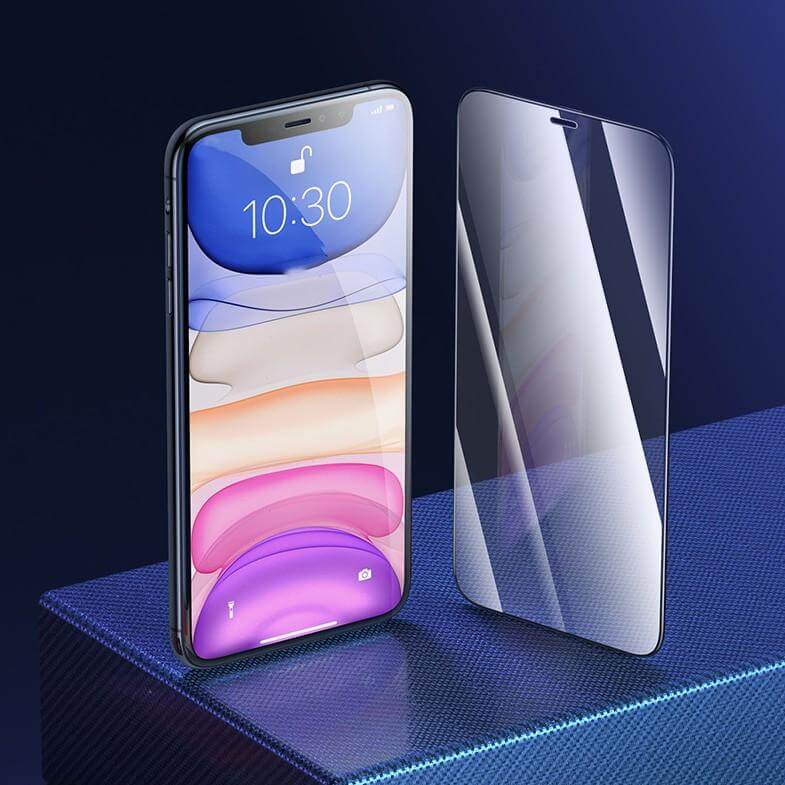 Heldekkende skjermbeskytter i herdet glass til iPhone | 1+2 gratis