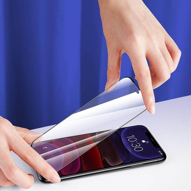 Heldekkende skjermbeskytter i herdet glass til iPhone | 1+2 gratis