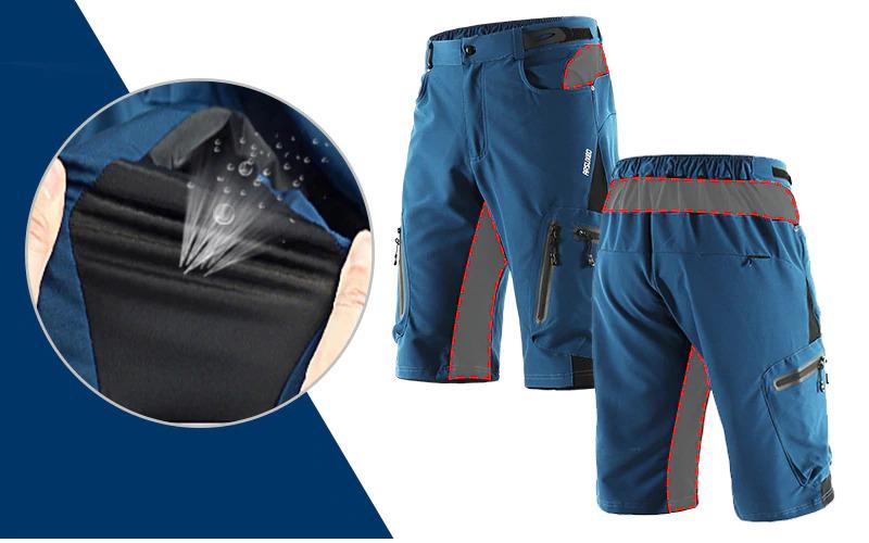 Baggy sykkelshorts, utendørs sportsbukser