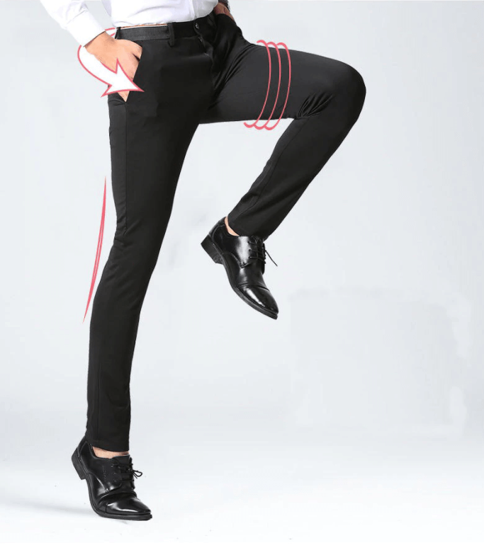 Slim Fit Stretchy Formelle Bukser
