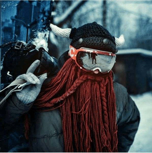Den legendariske Barbarian Beard Hat - VikingX