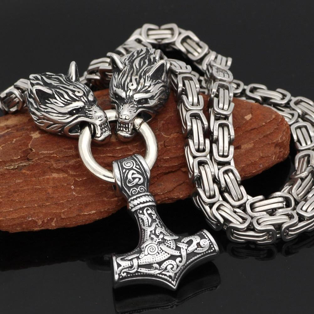 Tor hammer anheng halskjede
