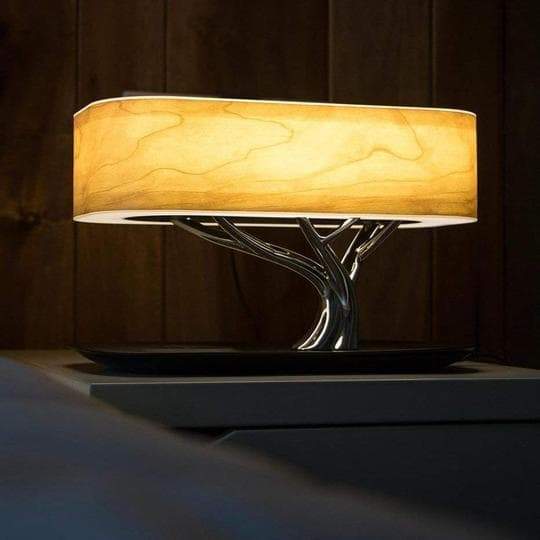 Moderne trebordlampe