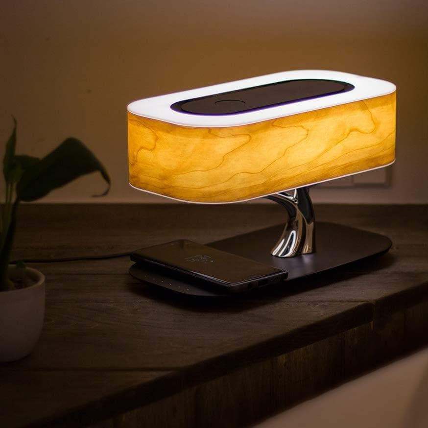 Moderne trebordlampe