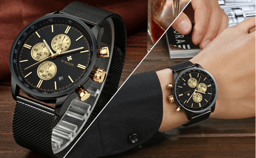 Ultrathin kronograf-armbåndsur