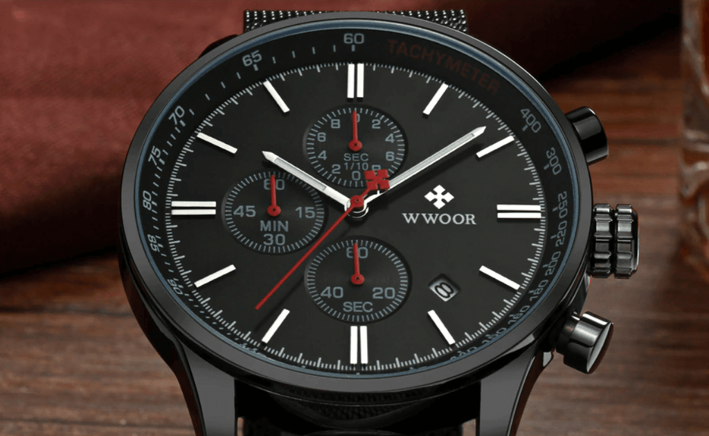 Ultrathin kronograf-armbåndsur