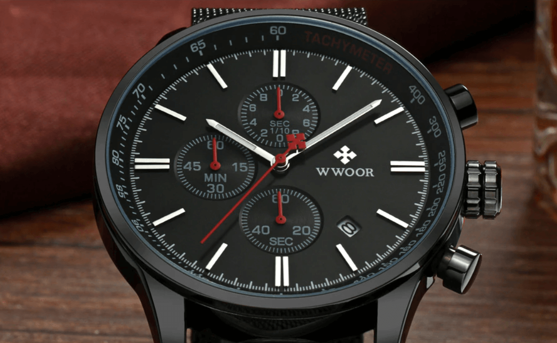 Ultrathin kronograf-armbåndsur