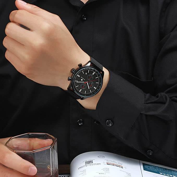 Ultrathin kronograf-armbåndsur
