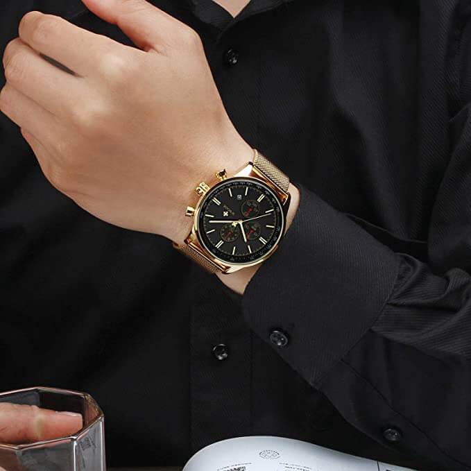 Ultrathin kronograf-armbåndsur
