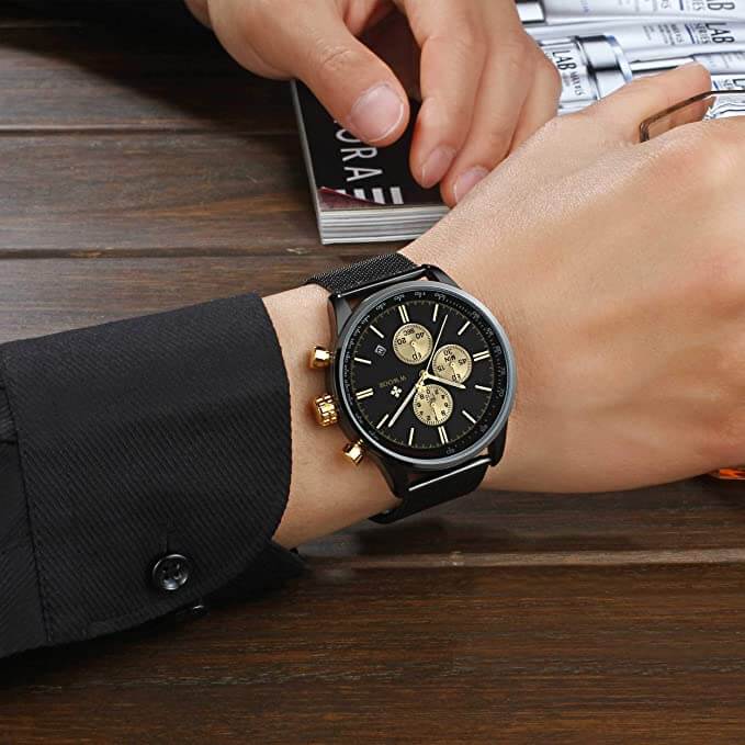 Ultrathin kronograf-armbåndsur